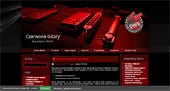 Desktop Screenshot of blog.czerwonegitary.pl