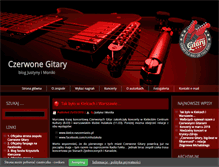 Tablet Screenshot of blog.czerwonegitary.pl